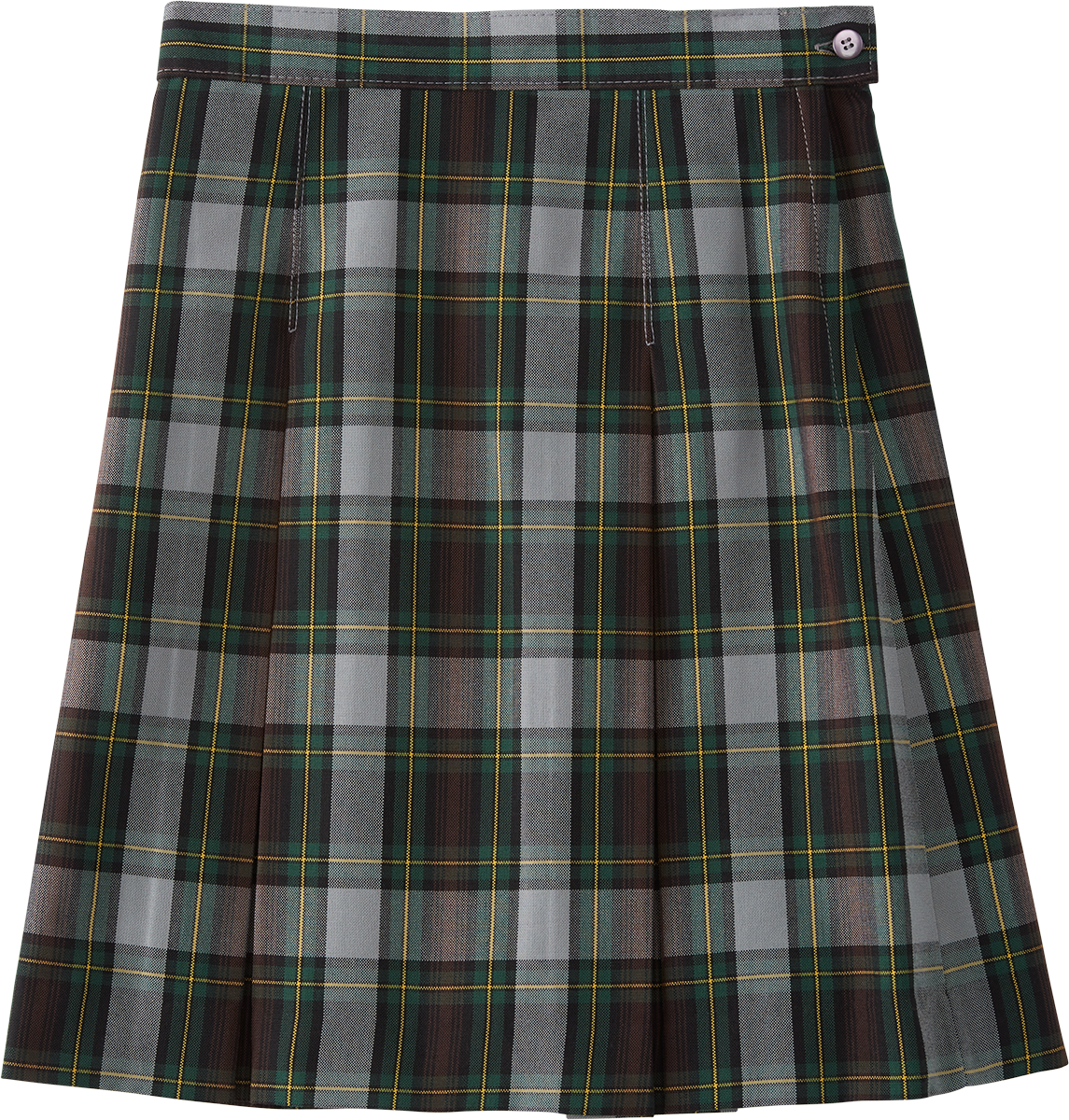 Stitched-Down Kick Pleat Skirt