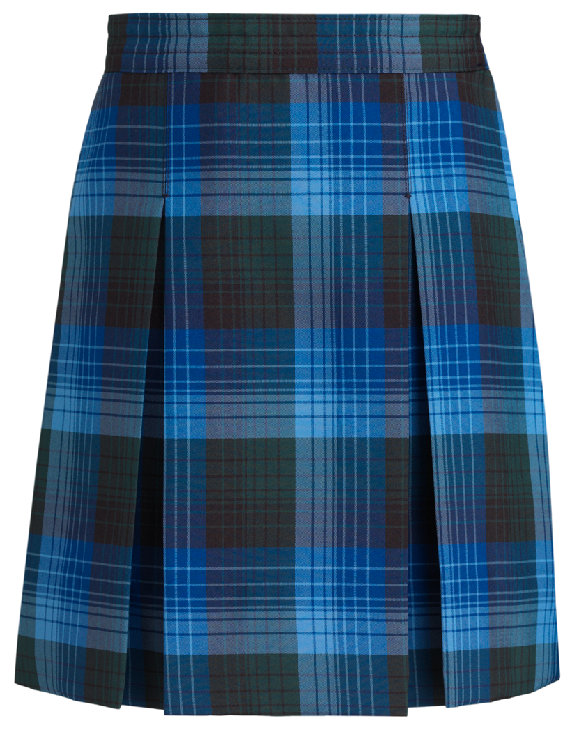 Stitched-Down Kick Pleat Skirt