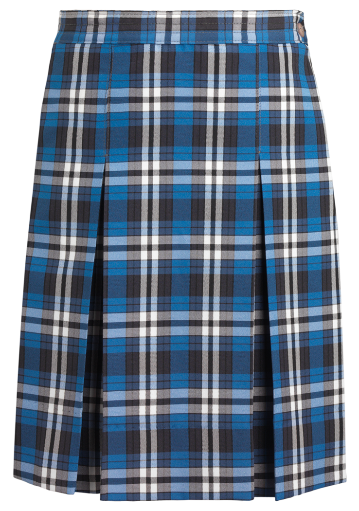 Stitched-Down Kick Pleat Skirt