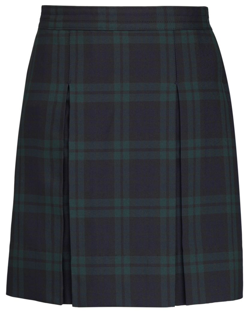 Stitched-Down Kick Pleat Skirt