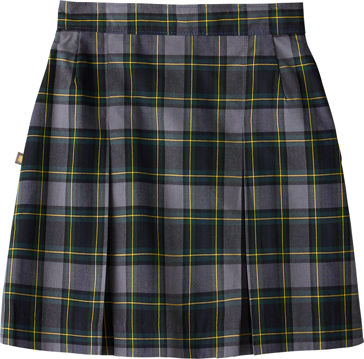 Stitched-Down Kick Pleat Skirt