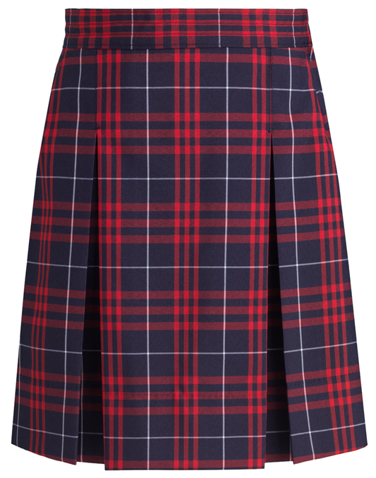 Stitched-Down Kick Pleat Skirt