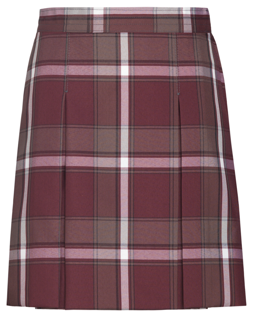 Stitched-Down Kick Pleat Skirt