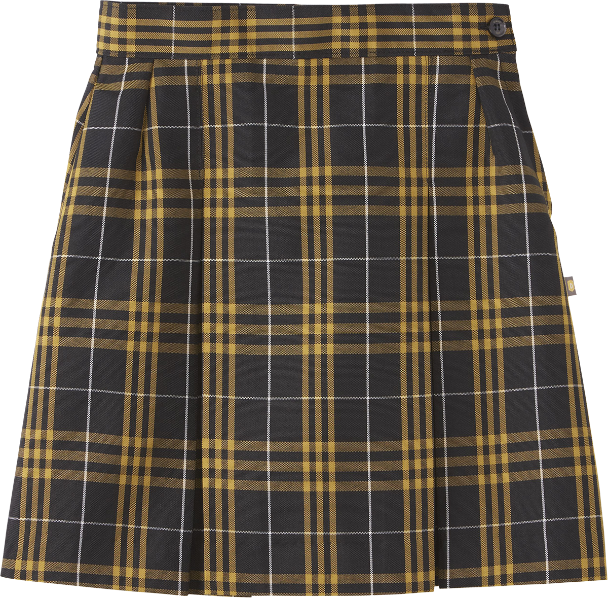 Stitched-Down Kick Pleat Skirt