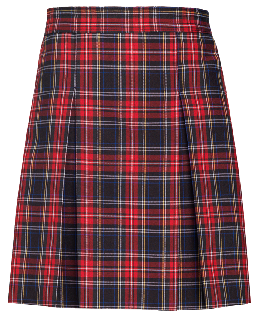 Stitched-Down Kick Pleat Skirt