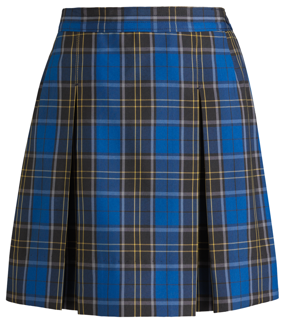 Stitched-Down Kick Pleat Skirt