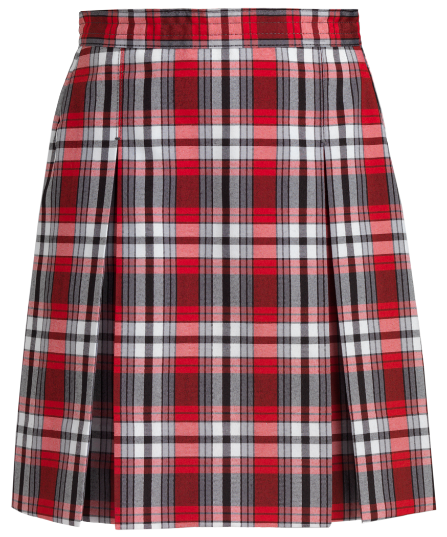 Stitched-Down Kick Pleat Skirt