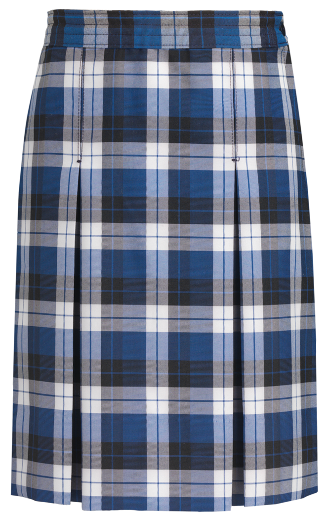 Stitched-Down Kick Pleat Skirt