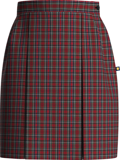 Stitched-Down Kick Pleat Skirt