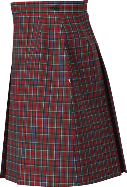 Stitched-Down Kick Pleat Skirt