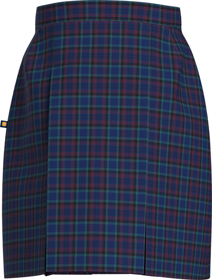 Stitched-Down Kick Pleat Skirt