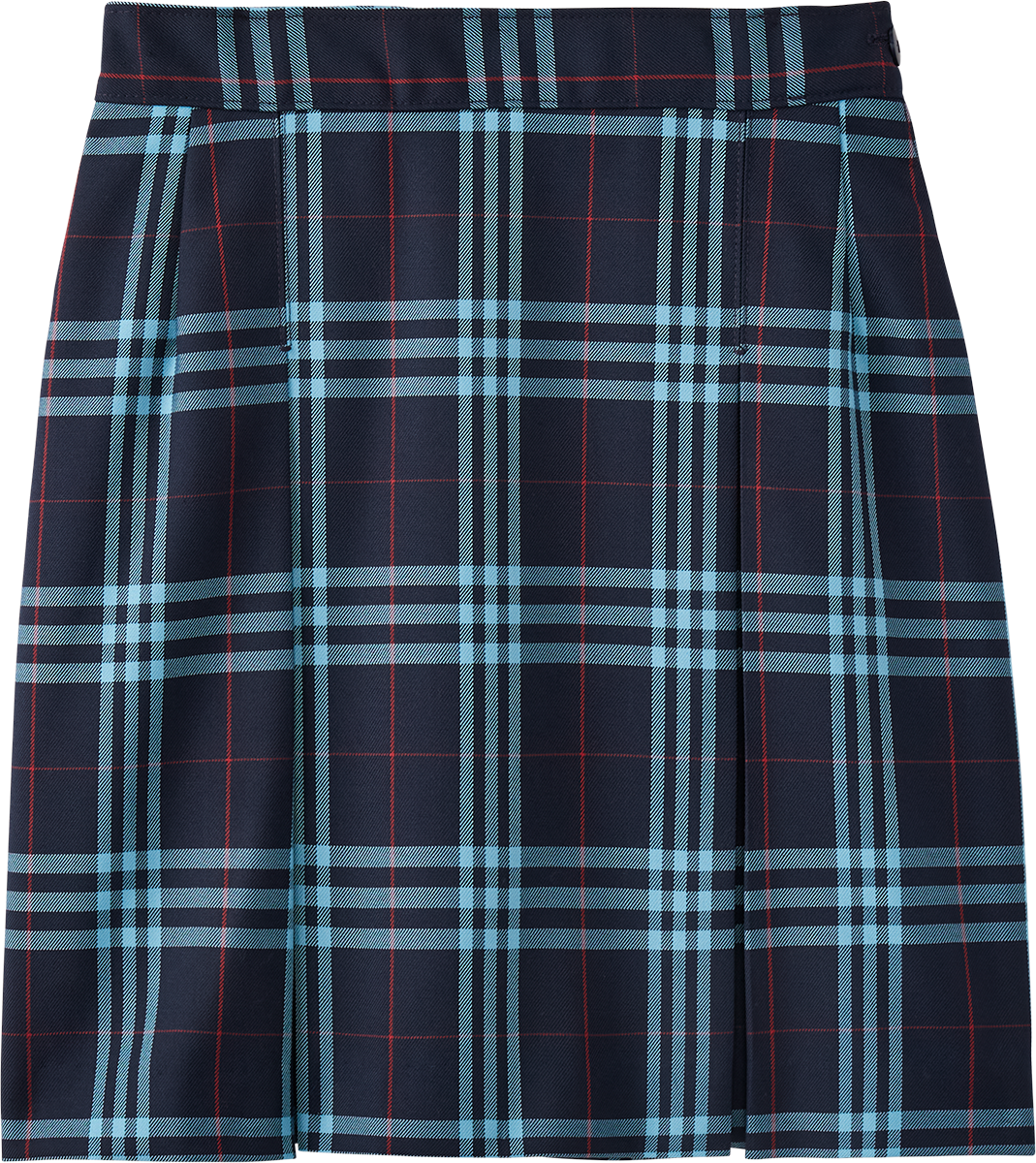 Stitched-Down Kick Pleat Skirt