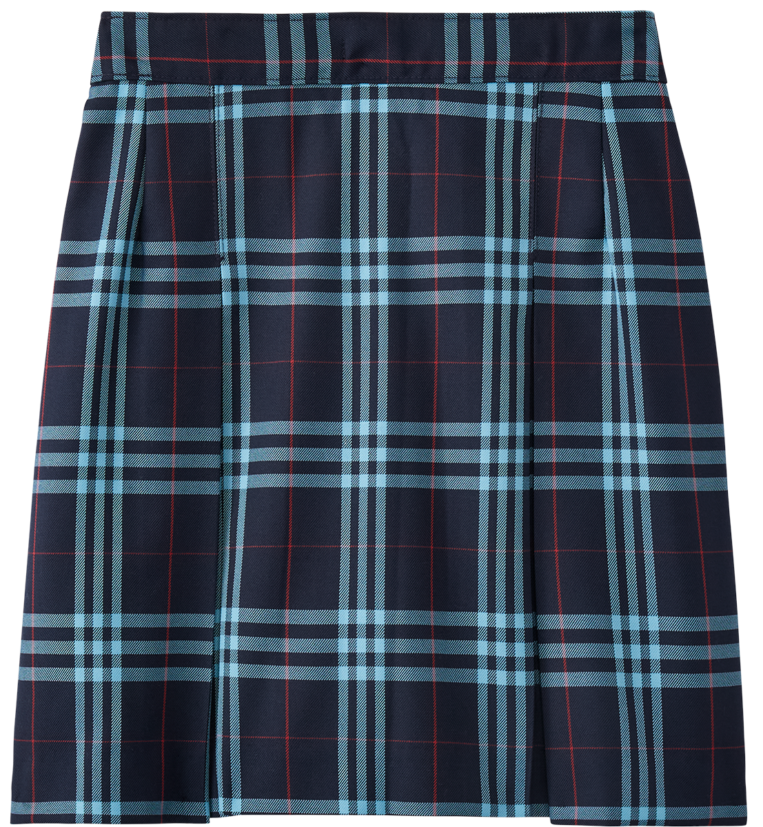 Stitched-Down Kick Pleat Skirt