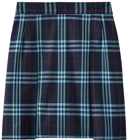 Stitched-Down Kick Pleat Skirt