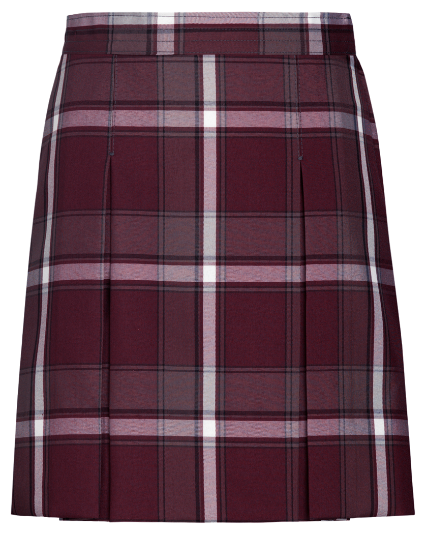 Stitched-Down Kick Pleat Skirt