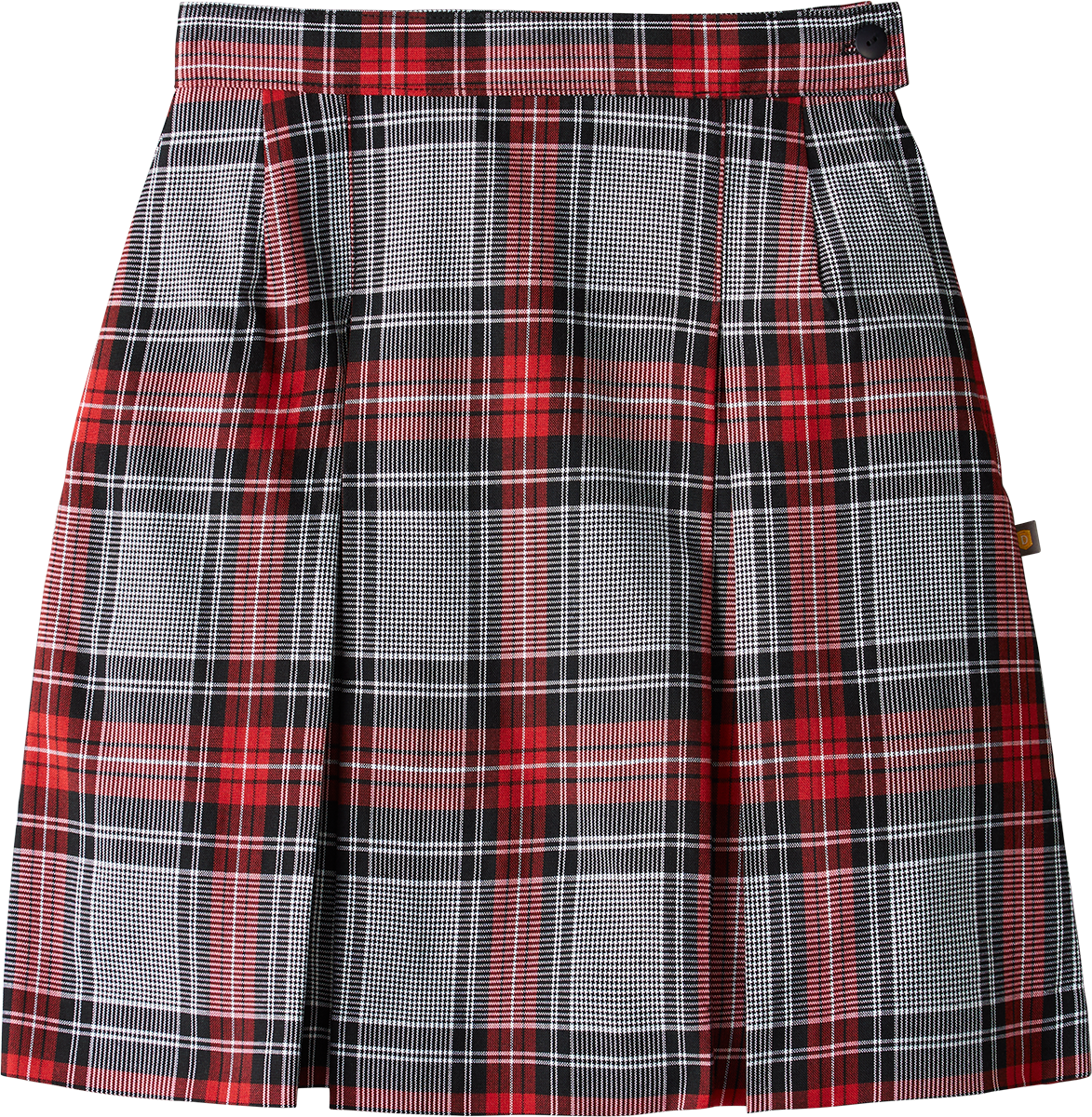 Stitched-Down Kick Pleat Skirt