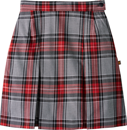 Stitched-Down Kick Pleat Skirt