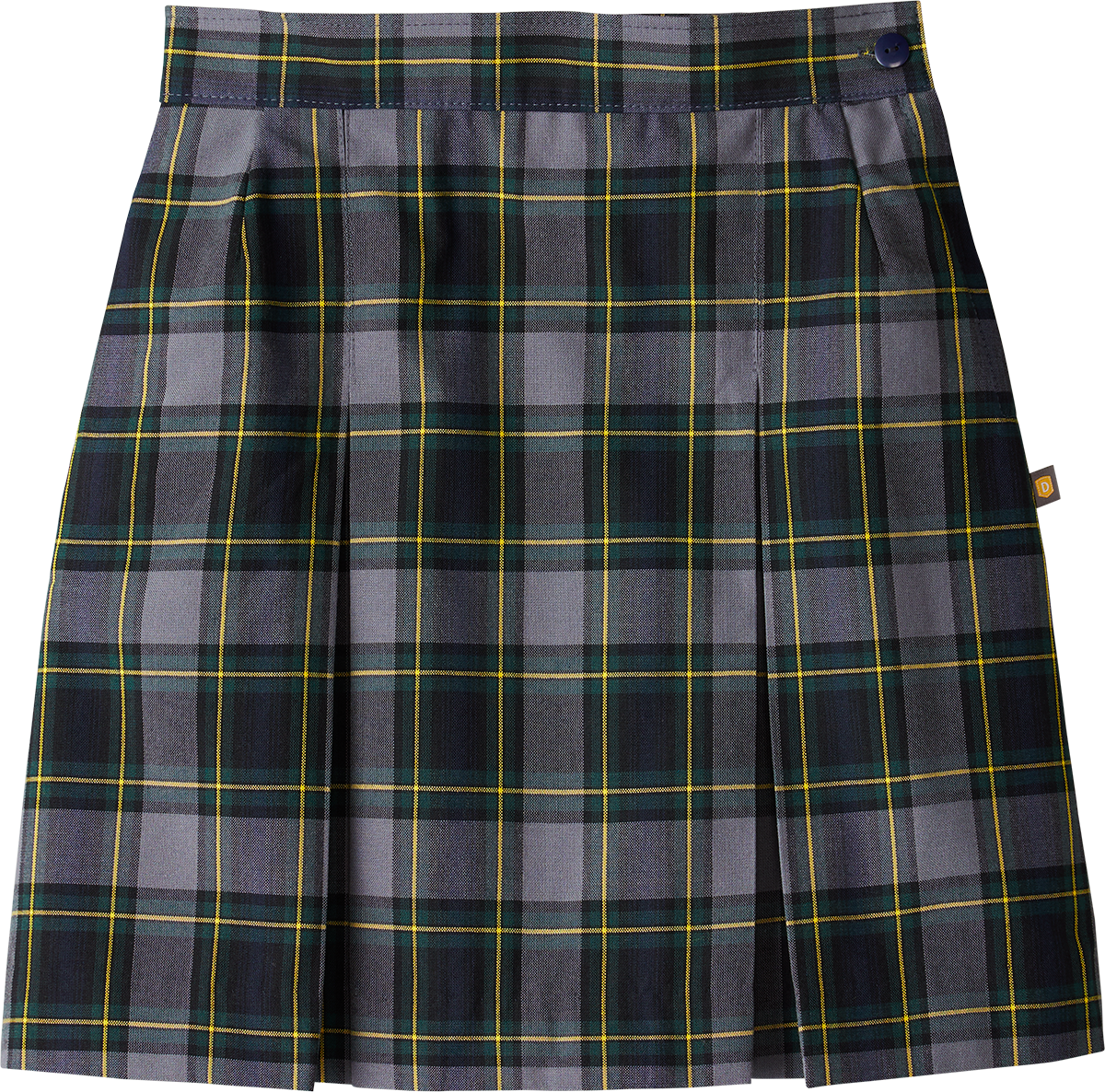 Stitched-Down Kick Pleat Skirt