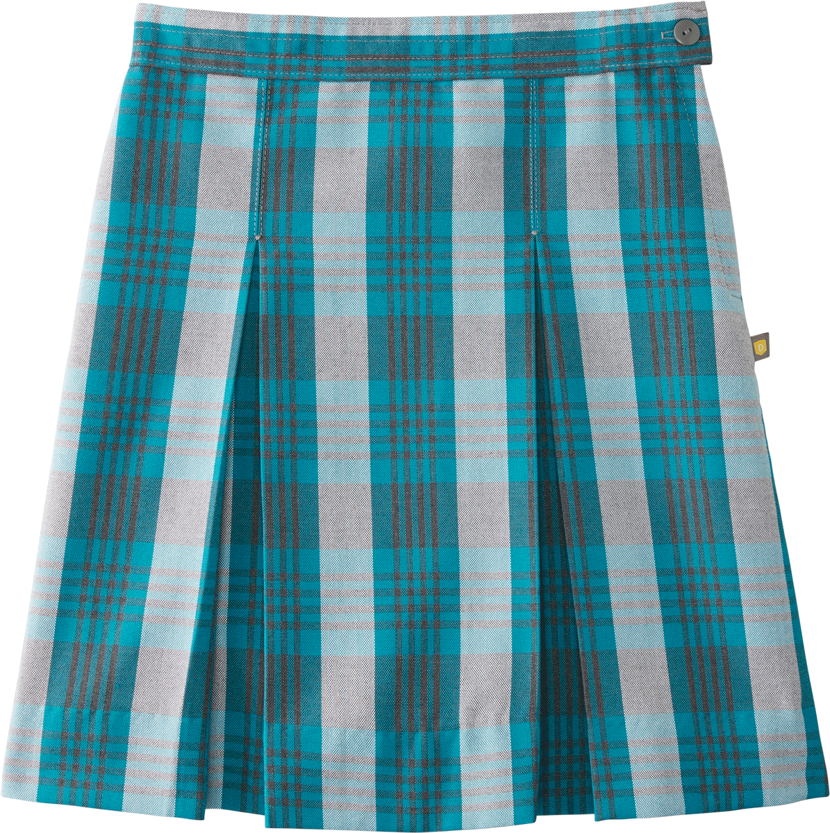 Stitched-Down Kick Pleat Skirt