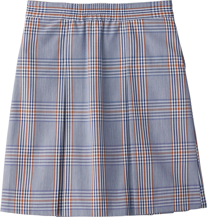 Stitched-Down Kick Pleat Skirt