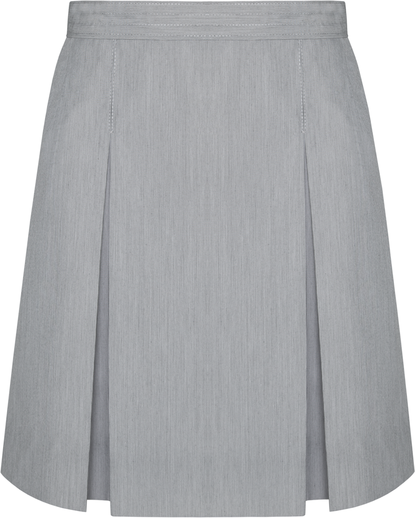 Stitched-Down Kick Pleat Skirt