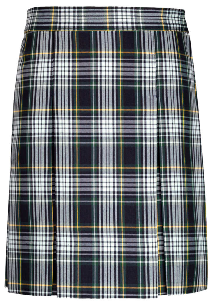 Extra Long Stitched-Down Kick Pleat Skirt