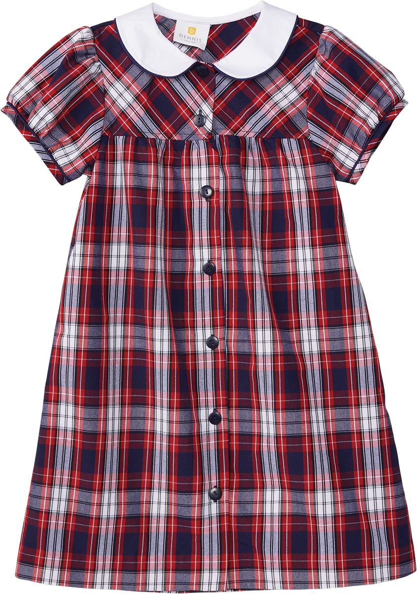 Short Sleeve Peter Pan Collar Dress