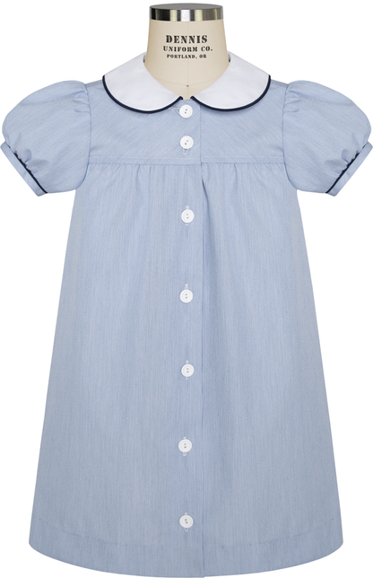 Short Sleeve Peter Pan Collar Dress