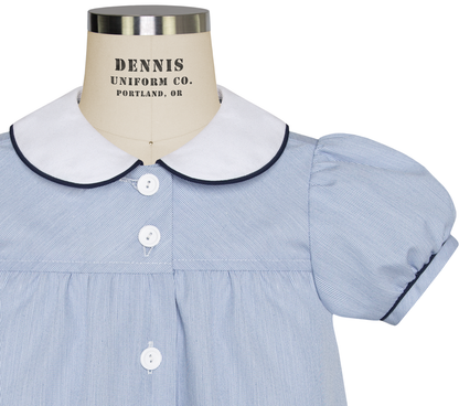 Short Sleeve Peter Pan Collar Dress