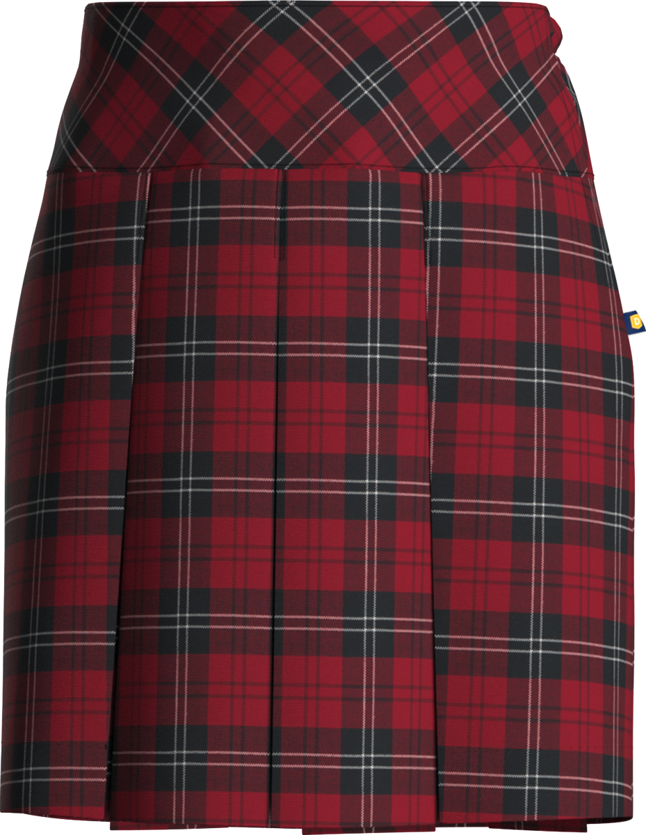 Drop Yoke Pleated Skirt