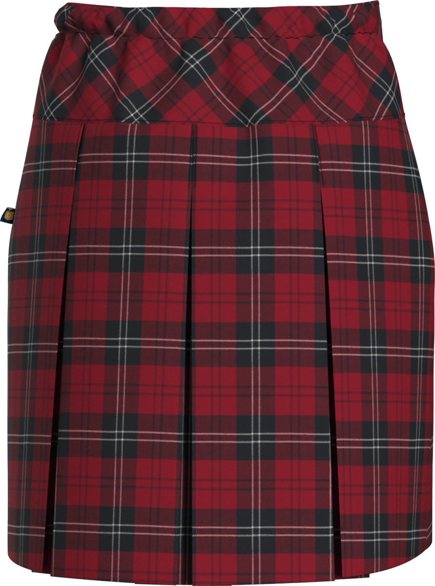 Drop Yoke Pleated Skirt