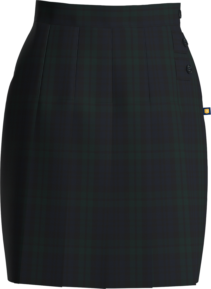 Double Tab Pleated Skort