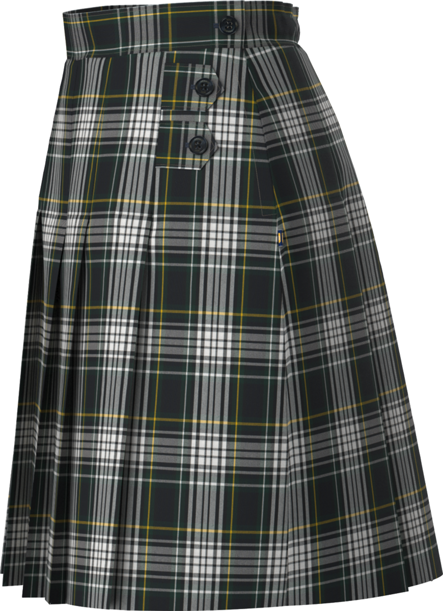 Double Tab Pleated Skort