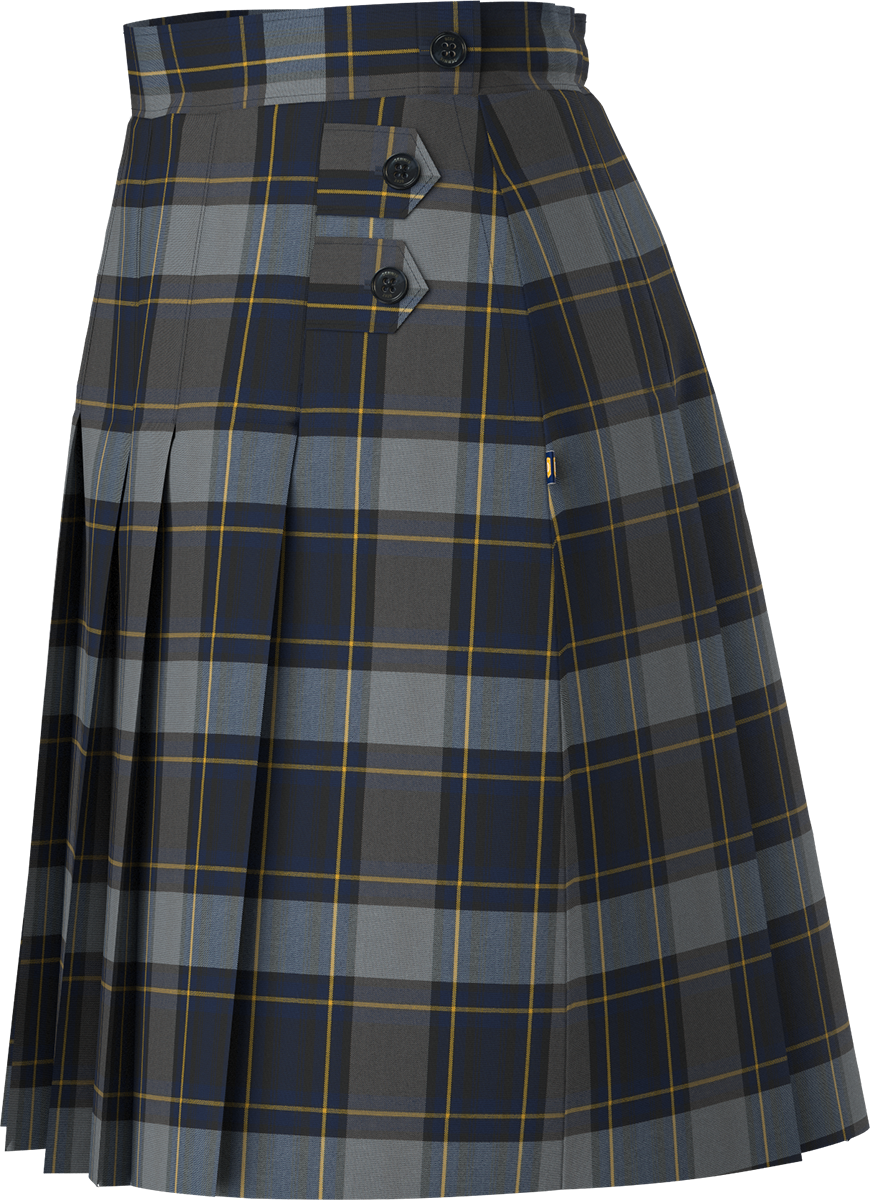 Double Tab Pleated Skort