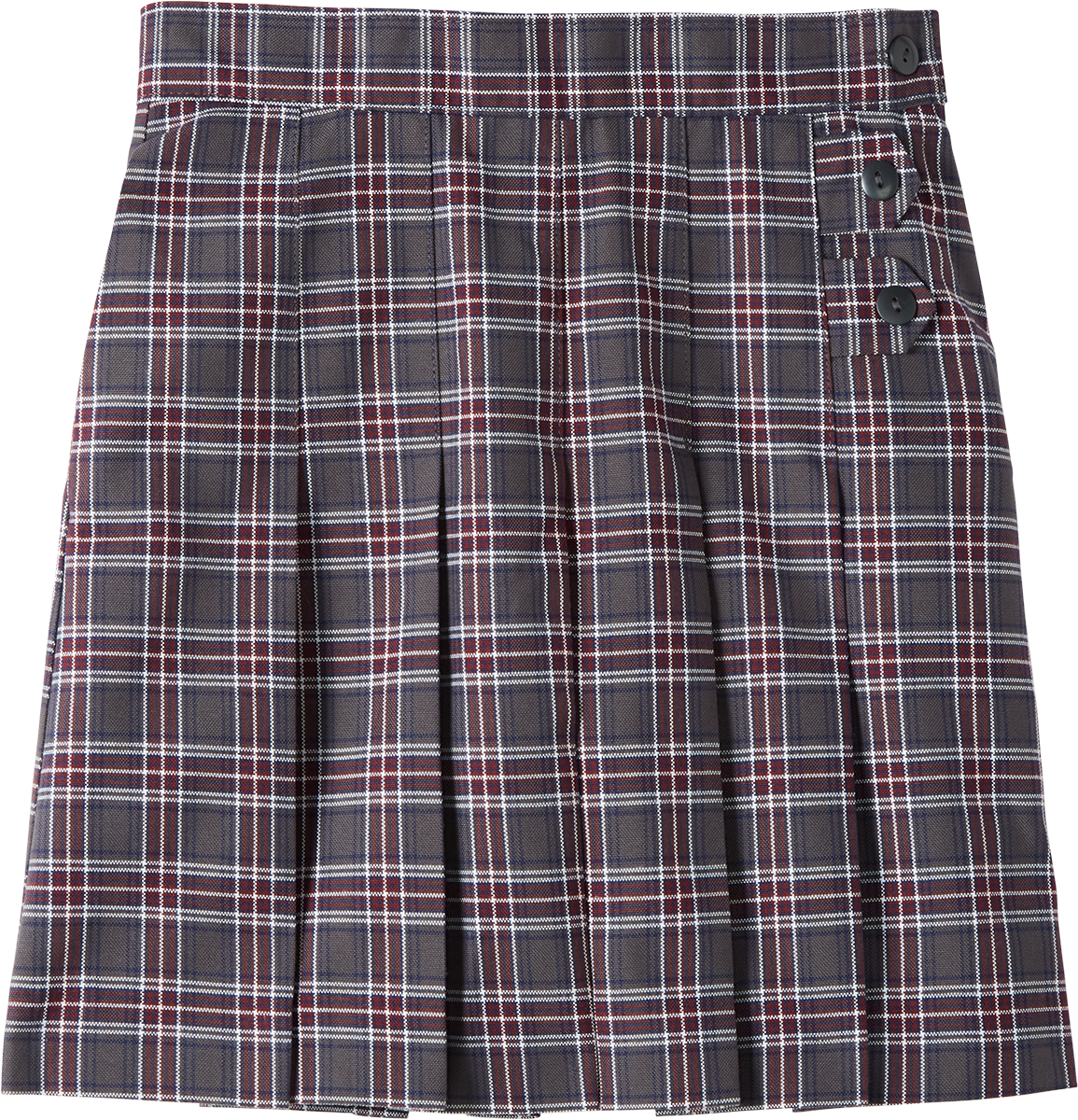 Double Tab Pleated Skort