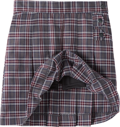 Double Tab Pleated Skort