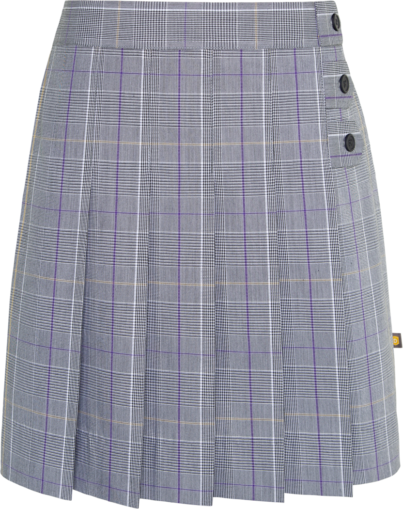 Double Tab Pleated Skort