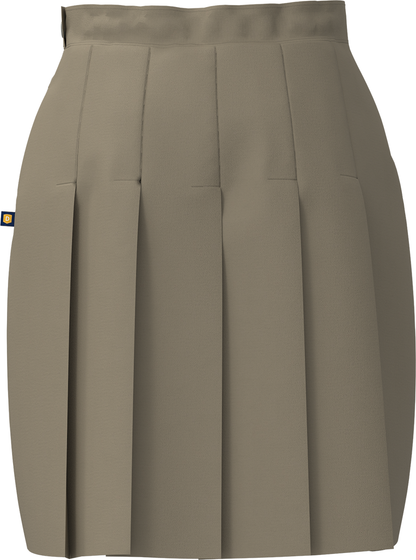 Double Tab Pleated Skort