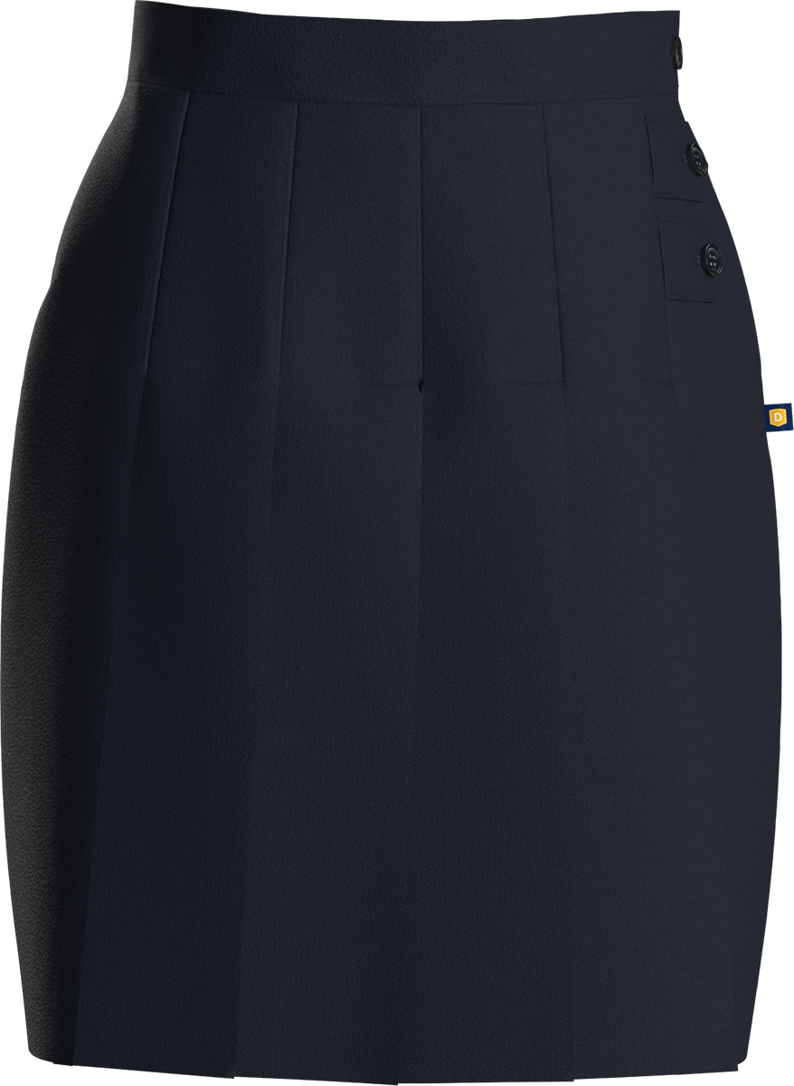 Double Tab Pleated Skort