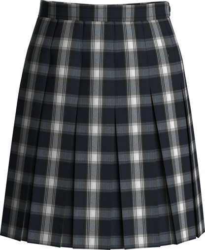 Stitched-Down Box Pleat Skirt