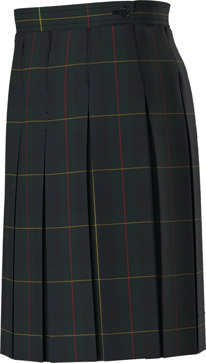 Stitched-Down Box Pleat Skirt