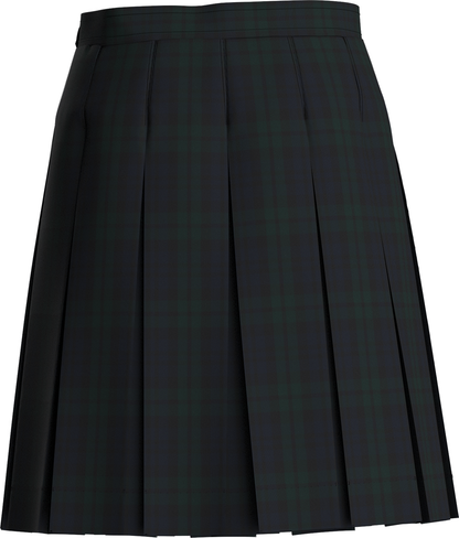 Stitched-Down Box Pleat Skirt