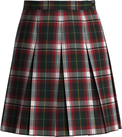 Stitched-Down Box Pleat Skirt