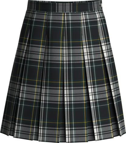 Stitched-Down Box Pleat Skirt