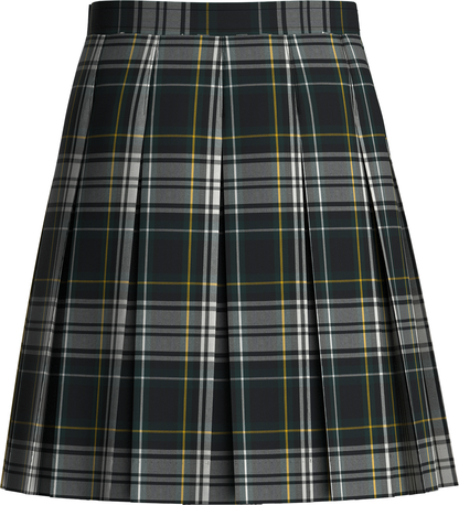 Stitched-Down Box Pleat Skirt