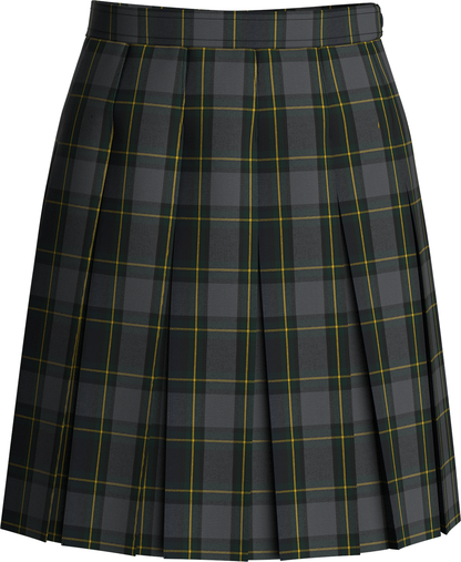 Stitched-Down Box Pleat Skirt