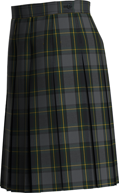 Stitched-Down Box Pleat Skirt