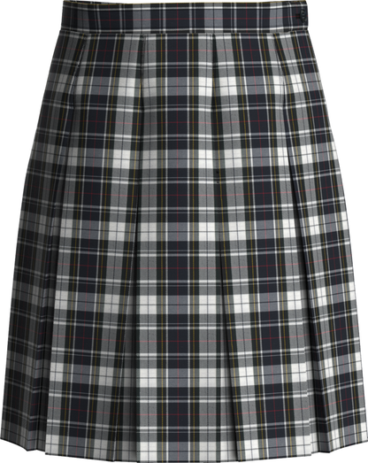 Stitched-Down Box Pleat Skirt