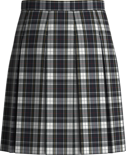 Stitched-Down Box Pleat Skirt