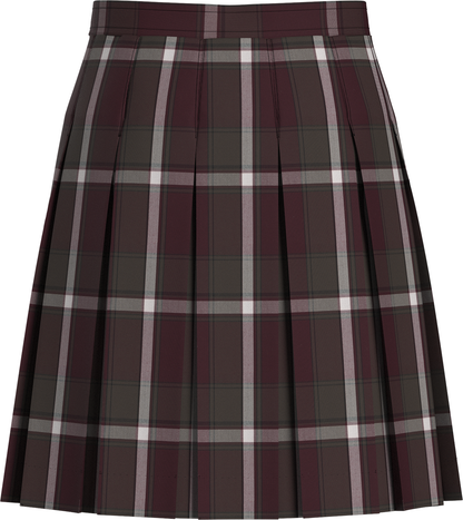 Stitched-Down Box Pleat Skirt